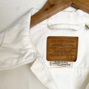 Levi’s White Jeans Jacket